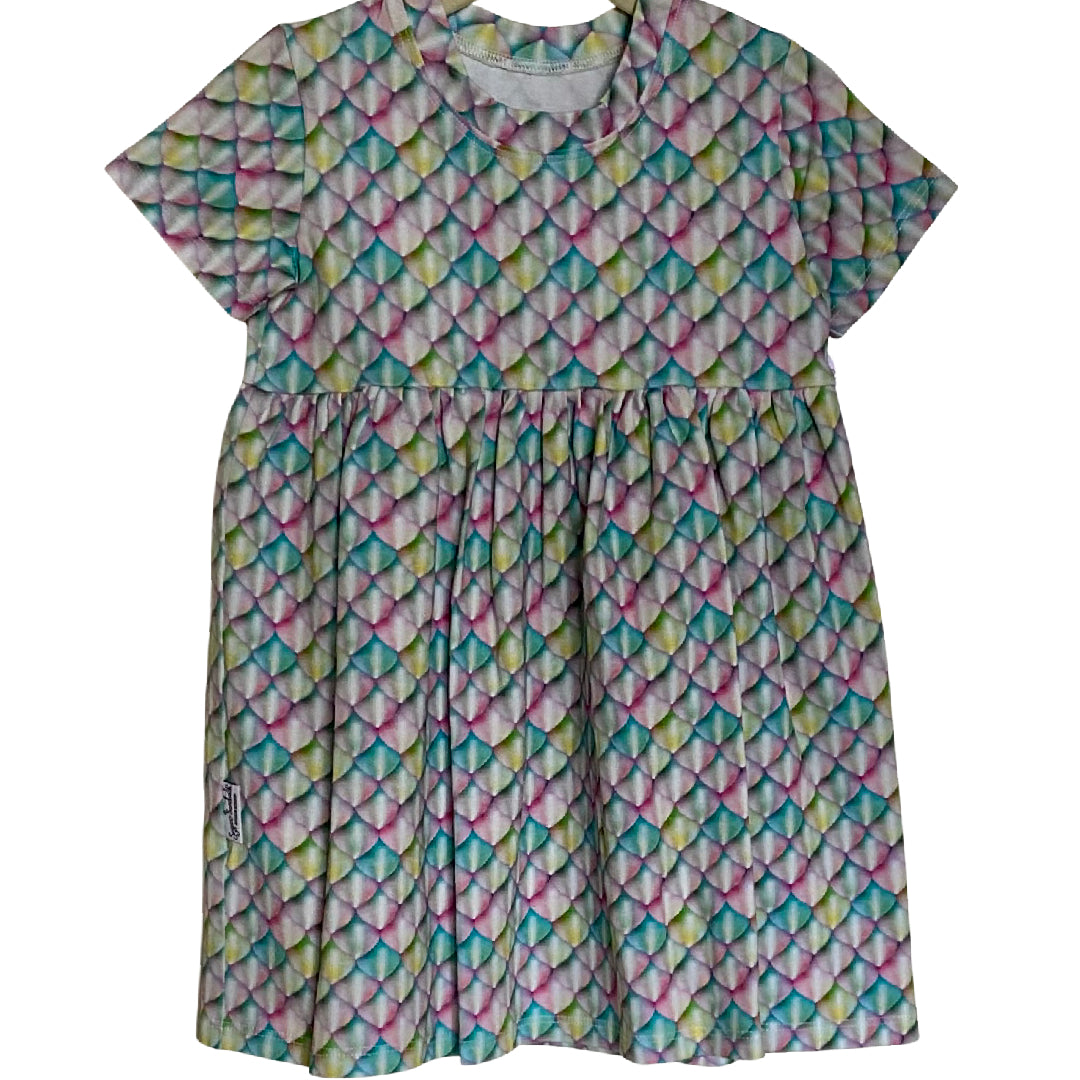 Pastel deals print dress