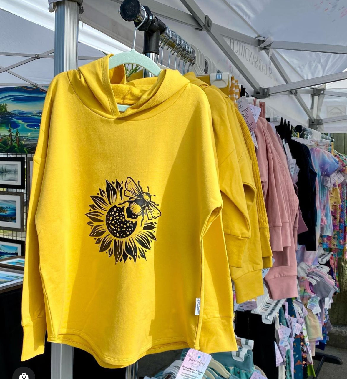 Yellow on sale sunflower sweatshirt