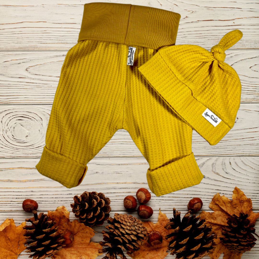 Mustard yellow clearance newborn outfit